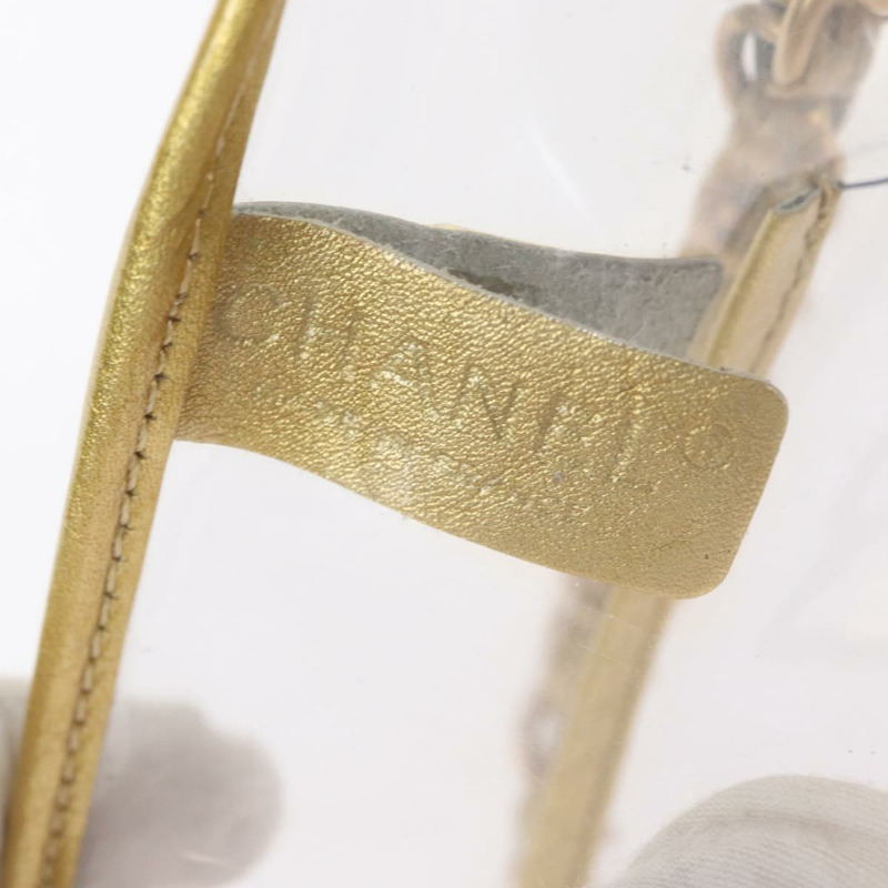 【日本直送】香奈兒鏈條手提包，透明乙烯基材質，CC標誌，正品編號157398V-21