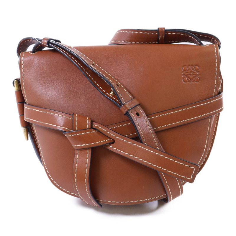 LOEWE 牛皮皮革Gate Small肩背袋-0
