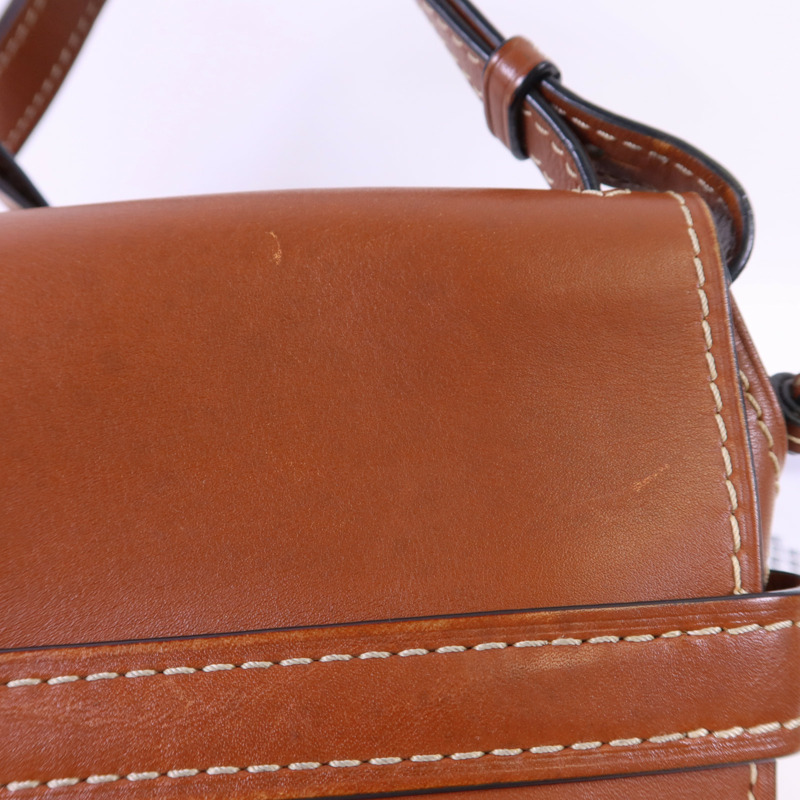 LOEWE 牛皮皮革Gate Small肩背袋-16