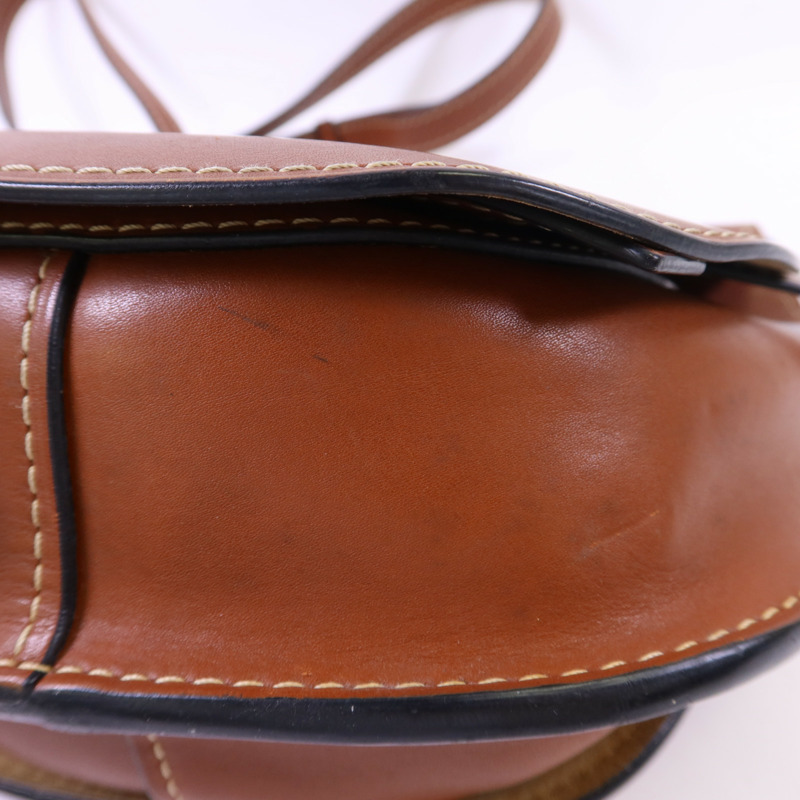 LOEWE 牛皮皮革Gate Small肩背袋-19