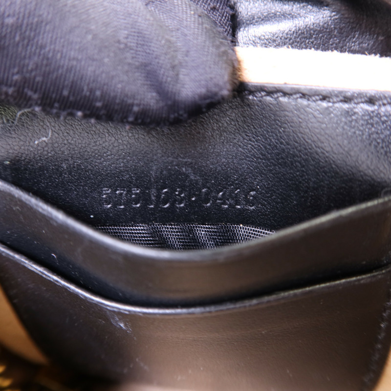 GUCCI 皮革GG Marmont Bucket金扣鏈帶肩背袋-7