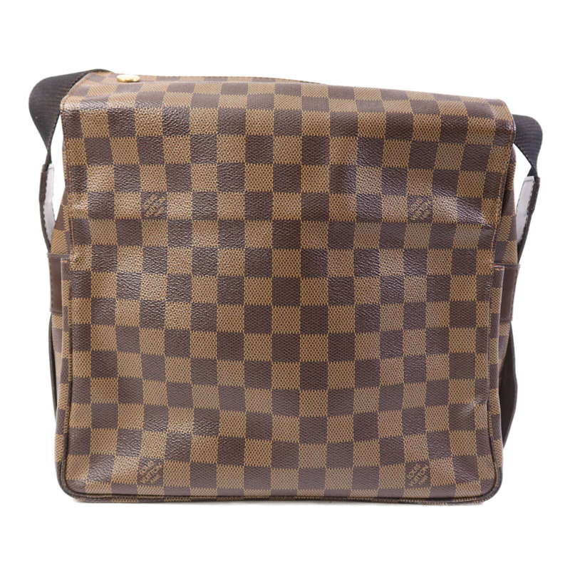 LOUIS VUITTON Damier Ebene Naviglio金扣肩背袋-1