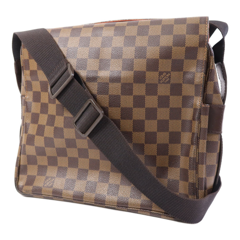 LOUIS VUITTON Damier Ebene Naviglio金扣肩背袋-2