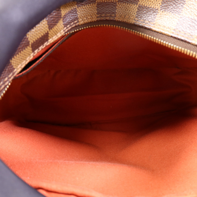 LOUIS VUITTON Damier Ebene Naviglio金扣肩背袋-4