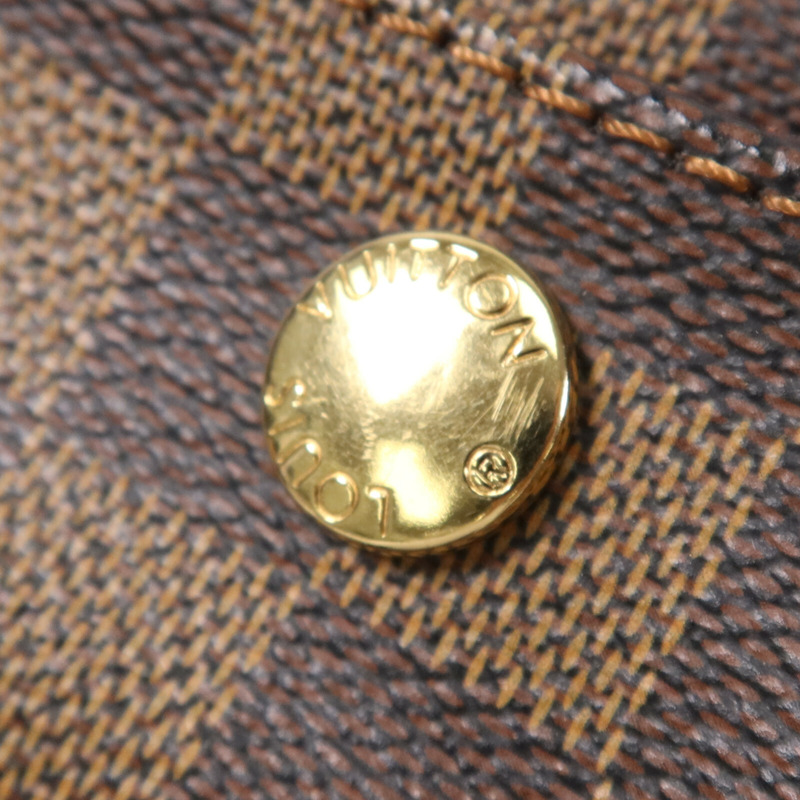 LOUIS VUITTON Damier Ebene Naviglio金扣肩背袋-6