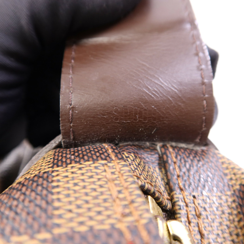 LOUIS VUITTON Damier Ebene Naviglio金扣肩背袋-8