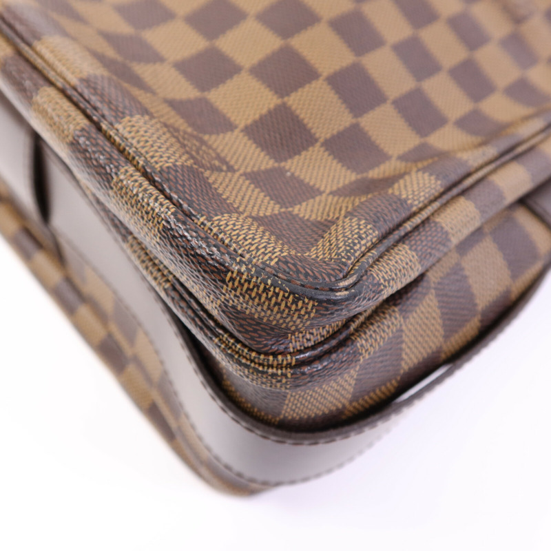 LOUIS VUITTON Damier Ebene Naviglio金扣肩背袋-11