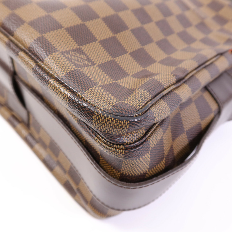 LOUIS VUITTON Damier Ebene Naviglio金扣肩背袋-13