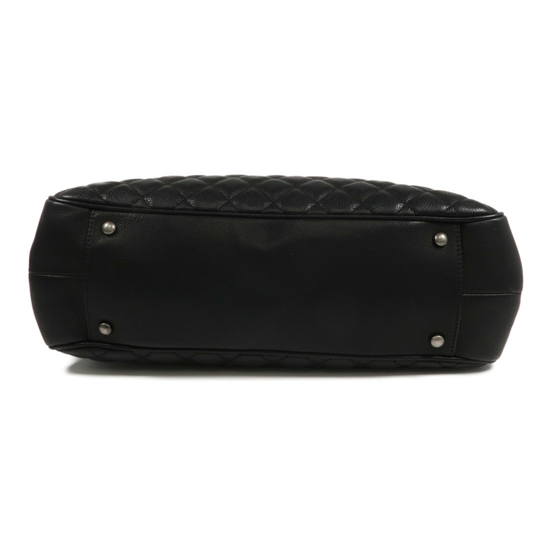 CHANEL 牛皮皮革Chain Shoulder銀扣鏈帶肩背袋-3