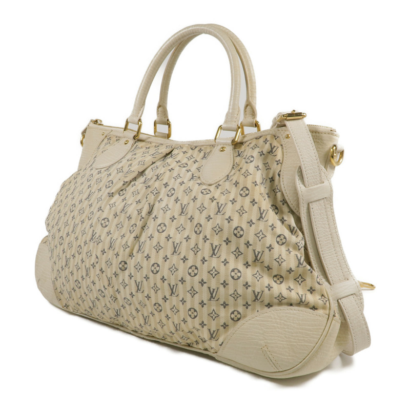 LOUIS VUITTON Monogram Mini Lin Marina GM金扣手挽肩背兩用袋-1