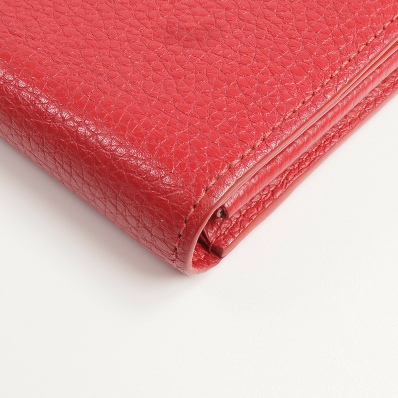 LOUIS VUITTON 牛皮皮革Portefeuille Capucines金扣長錢包-14