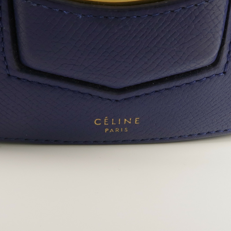 CELINE 牛皮皮革Trotter Small金扣肩背袋-5