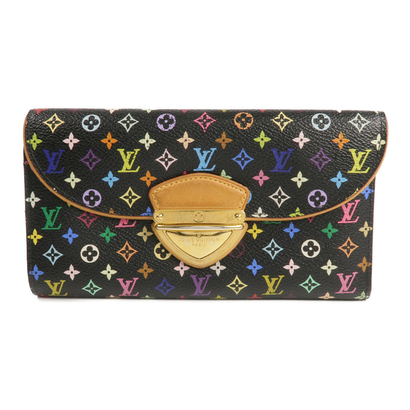 LOUIS VUITTON Monogram Multicolore Portefeuille Eugenie Wallet金扣長錢包-0