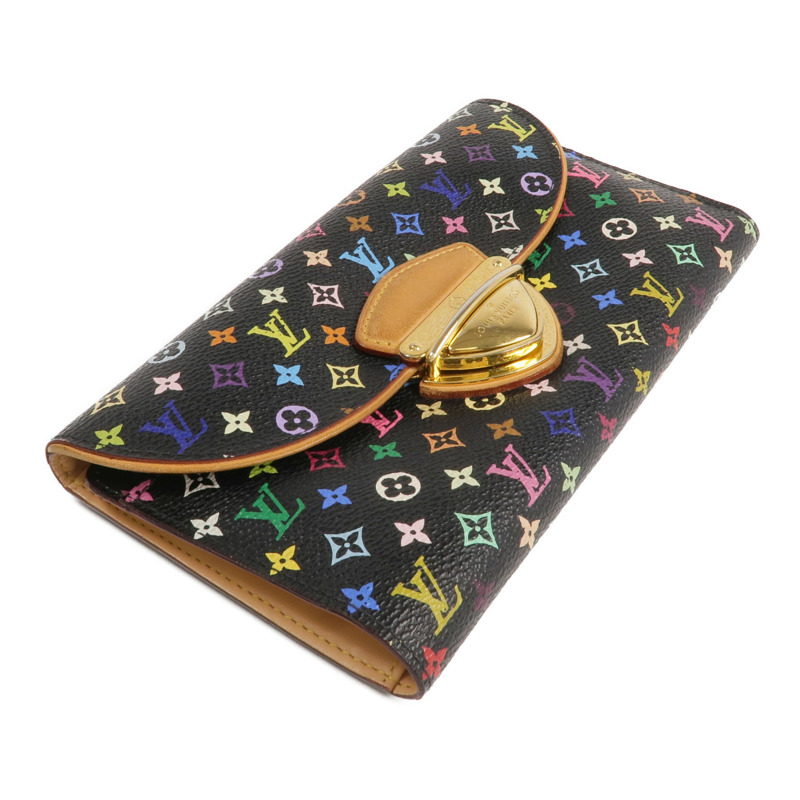 LOUIS VUITTON Monogram Multicolore Portefeuille Eugenie Wallet金扣長錢包-3