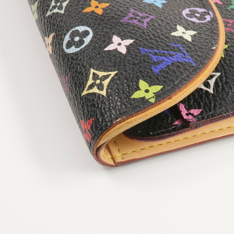 LOUIS VUITTON Monogram Multicolore Portefeuille Eugenie Wallet金扣長錢包-14