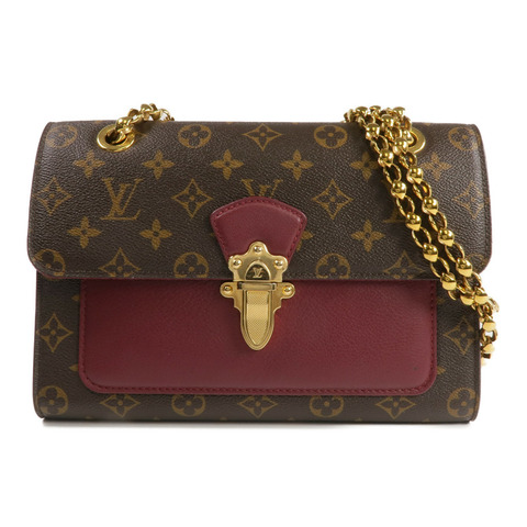 LOUIS VUITTON Monogram Victoire金扣鏈帶肩背袋