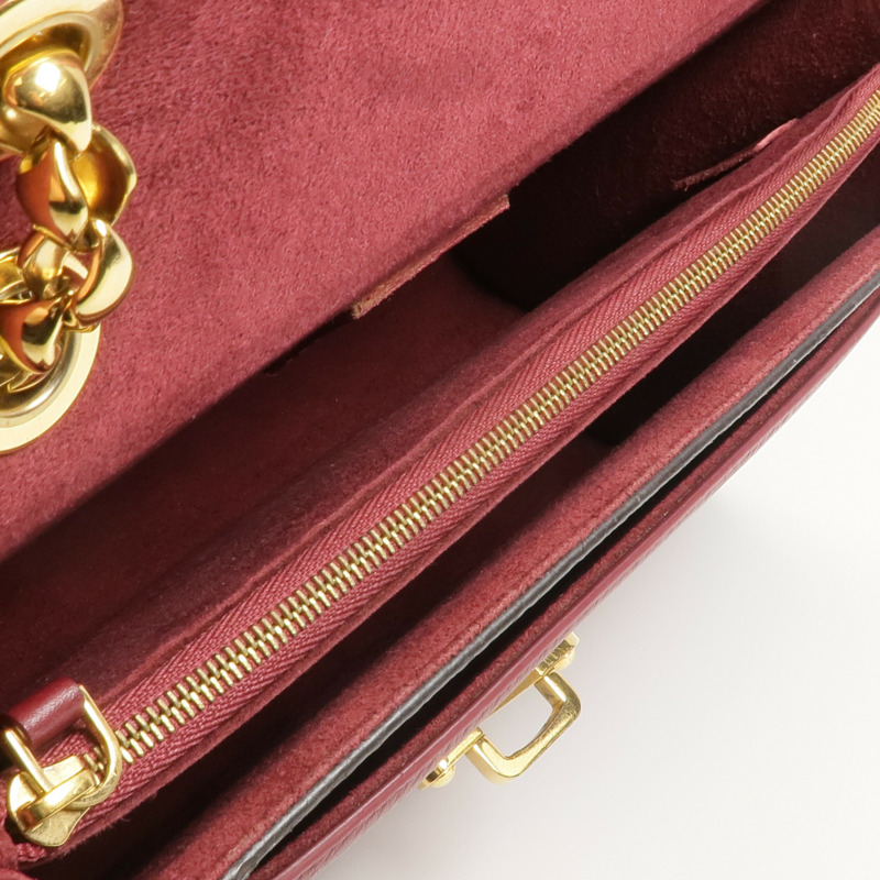 LOUIS VUITTON Monogram Victoire金扣鏈帶肩背袋-4
