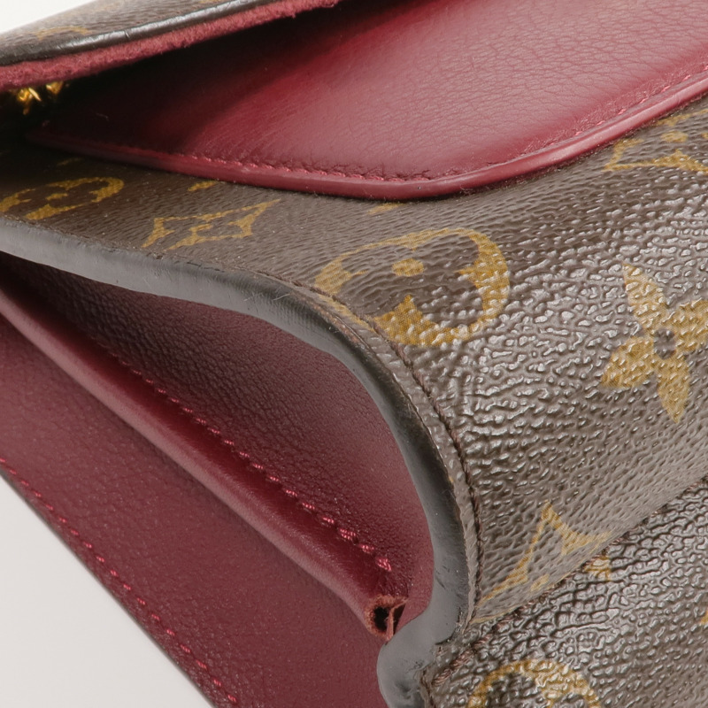 LOUIS VUITTON Monogram Victoire金扣鏈帶肩背袋-10