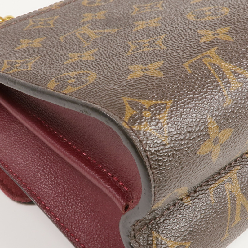 LOUIS VUITTON Monogram Victoire金扣鏈帶肩背袋-12