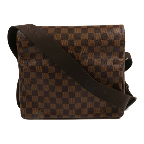 LOUIS VUITTON Damier Naviglio金扣肩背袋