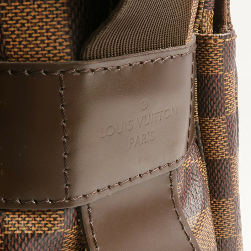 LOUIS VUITTON Damier Naviglio金扣肩背袋-14