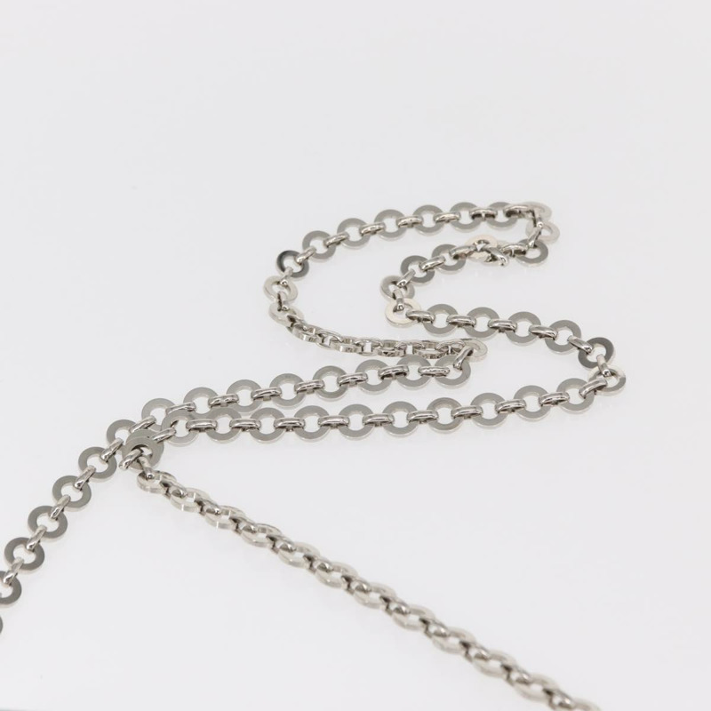 【日本直送】Salvatore Ferragamo Chain Gancini Bag Stainless Steel Silver Auth 156983V-7