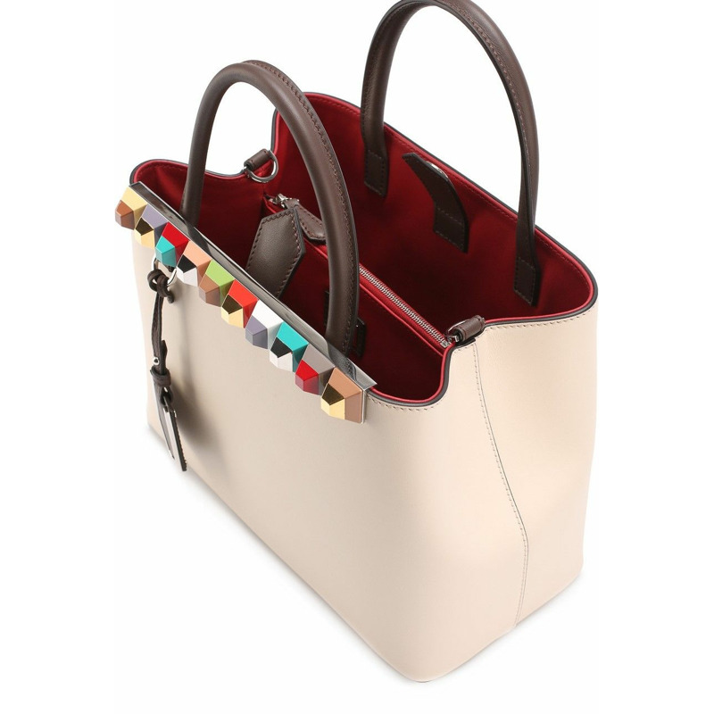 FENDI Fendi Petite 8BH253SVG Twojour 鉚釘包-10