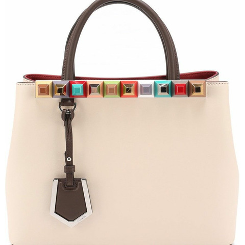 FENDI Fendi Petite 8BH253SVG Twojour 鉚釘包