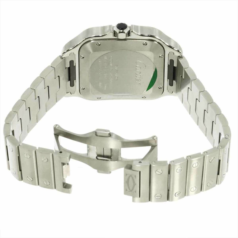 卡地亞 Santos de LM WSSA0037 男士腕錶，帶日期顯示，灰色，自動上鍊機芯-4