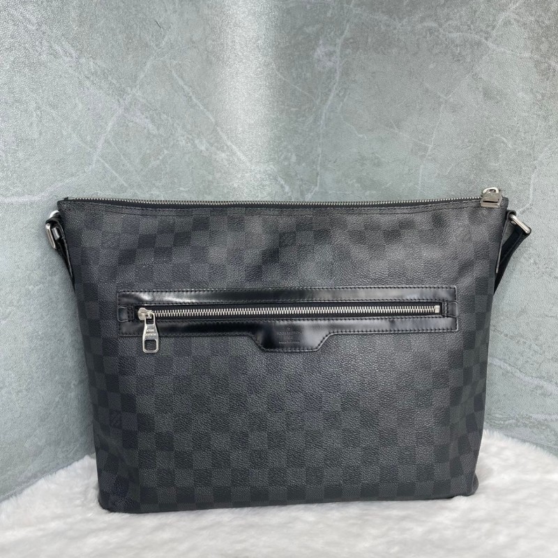 Louis Vuitton  N41211 黑色棋盤格斜背包-1