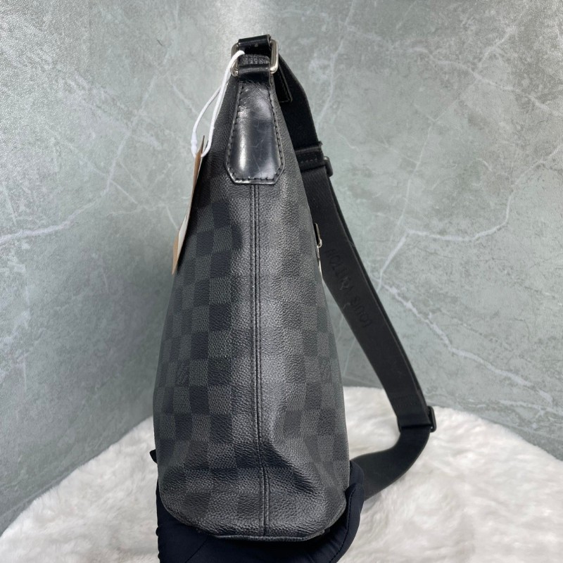 Louis Vuitton  N41211 黑色棋盤格斜背包-3
