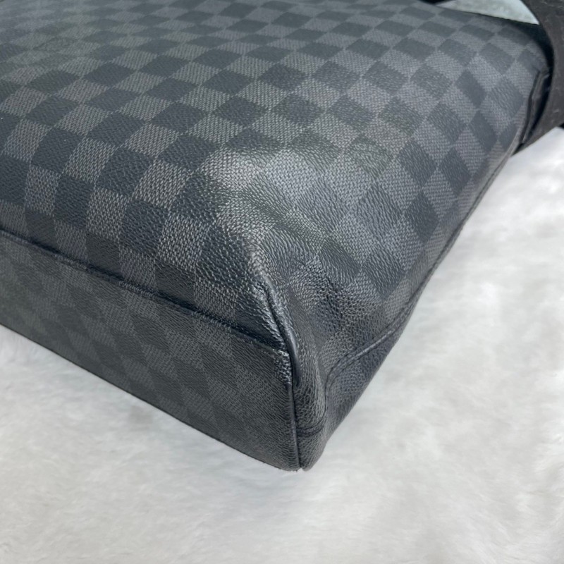 Louis Vuitton  N41211 黑色棋盤格斜背包-10