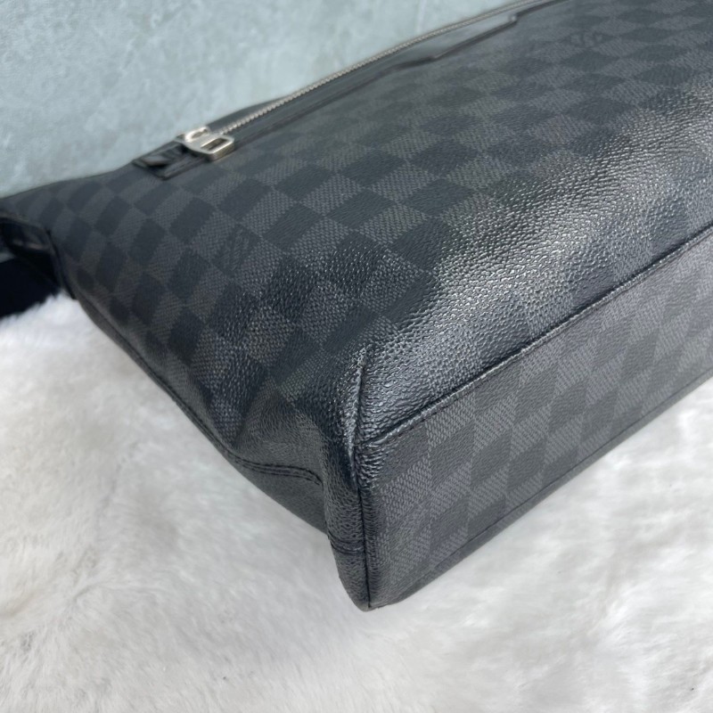 Louis Vuitton  N41211 黑色棋盤格斜背包-11