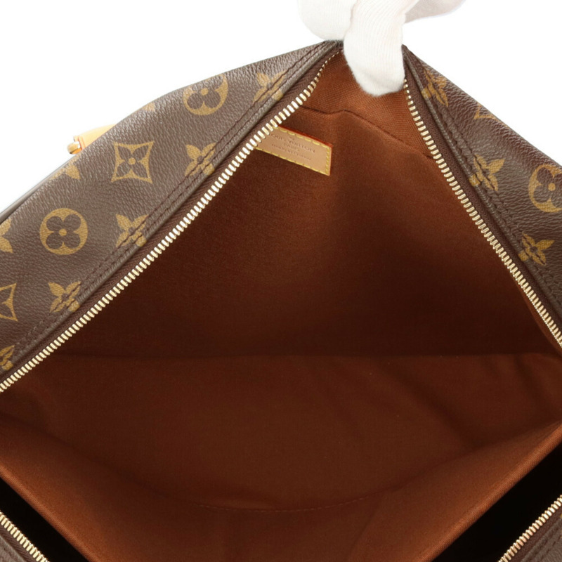 二手路易威登 Ikar Monogram 背包背包 M23252，棕色，女士-8