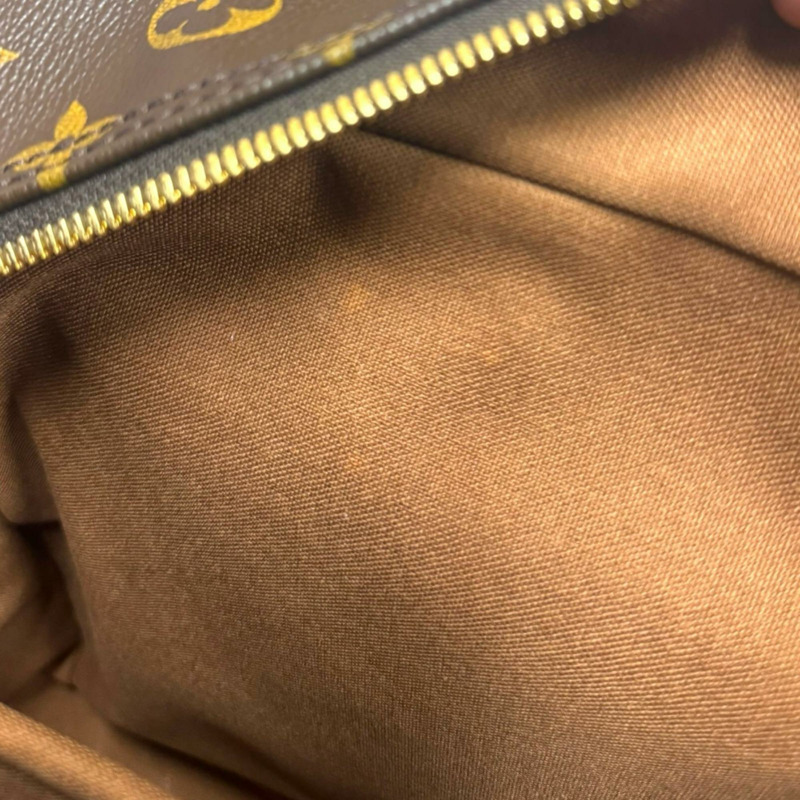 二手路易威登 Ikar Monogram 背包背包 M23252，棕色，女士-11