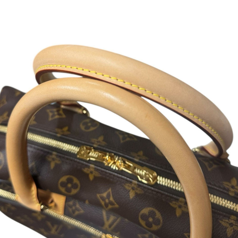 二手路易威登 Ikar Monogram 背包背包 M23252，棕色，女士-13