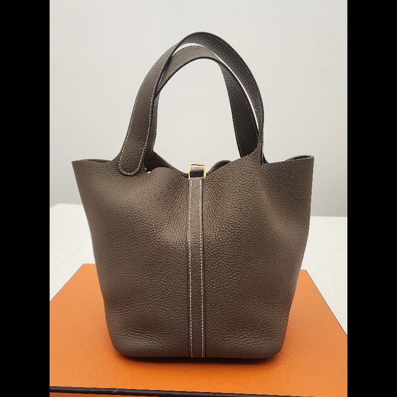 菜籃子22.大象灰  U刻. 鎖頭在，鑰匙遺失，附防塵套和原廠盒子-3