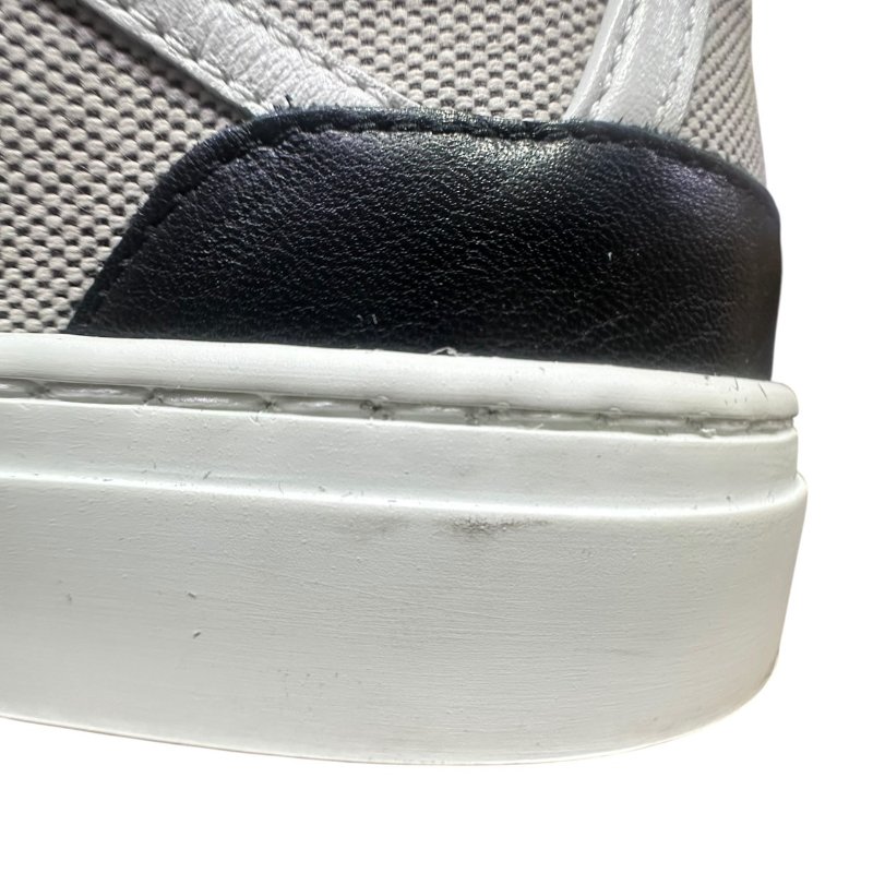 【美收精品】HERMES灰白色帆布休閒鞋 4-672-7