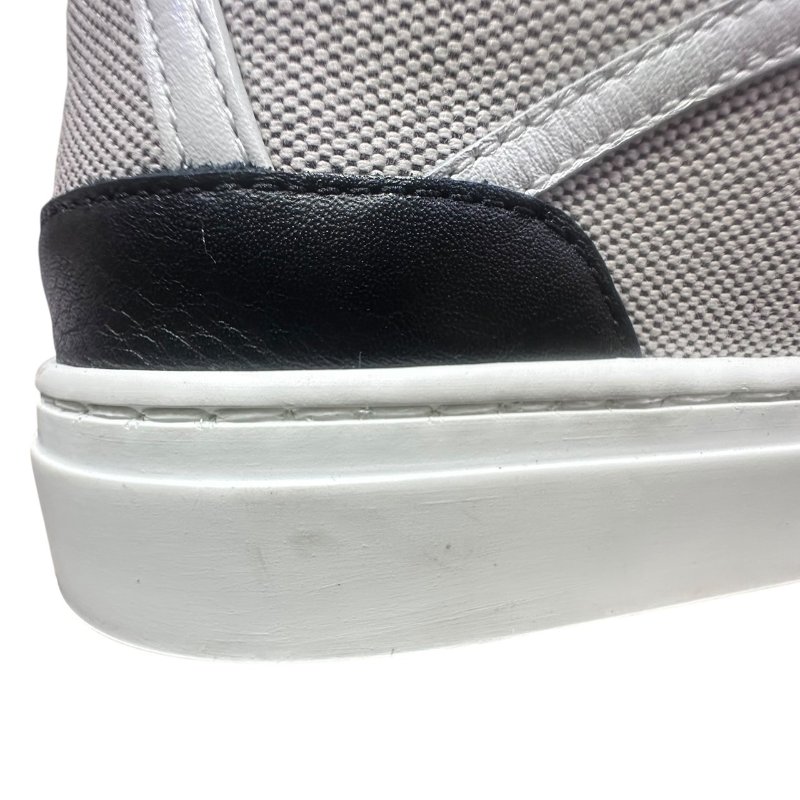 【美收精品】HERMES灰白色帆布休閒鞋 4-672-8