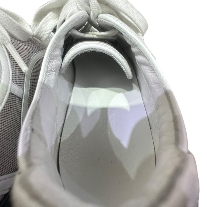 【美收精品】HERMES灰白色帆布休閒鞋 4-672-10