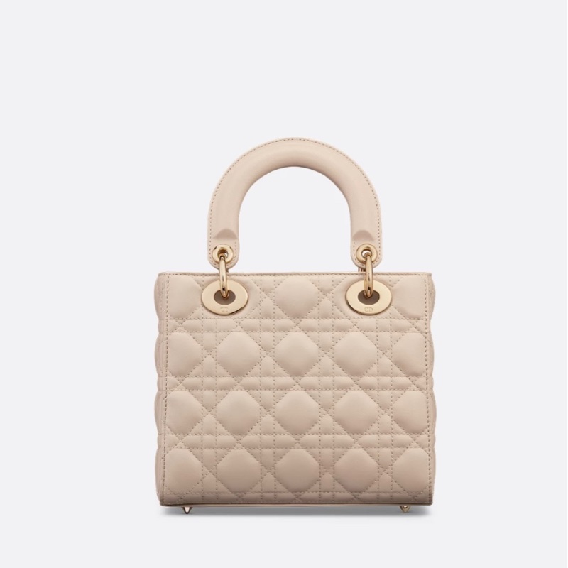 Lady Dior 小型包款 奶茶色-1