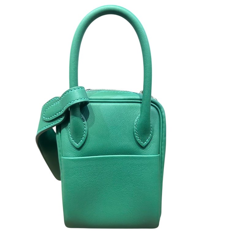 【美收精品】HERMES 綠色MINI LINDI K刻印 4-683-1
