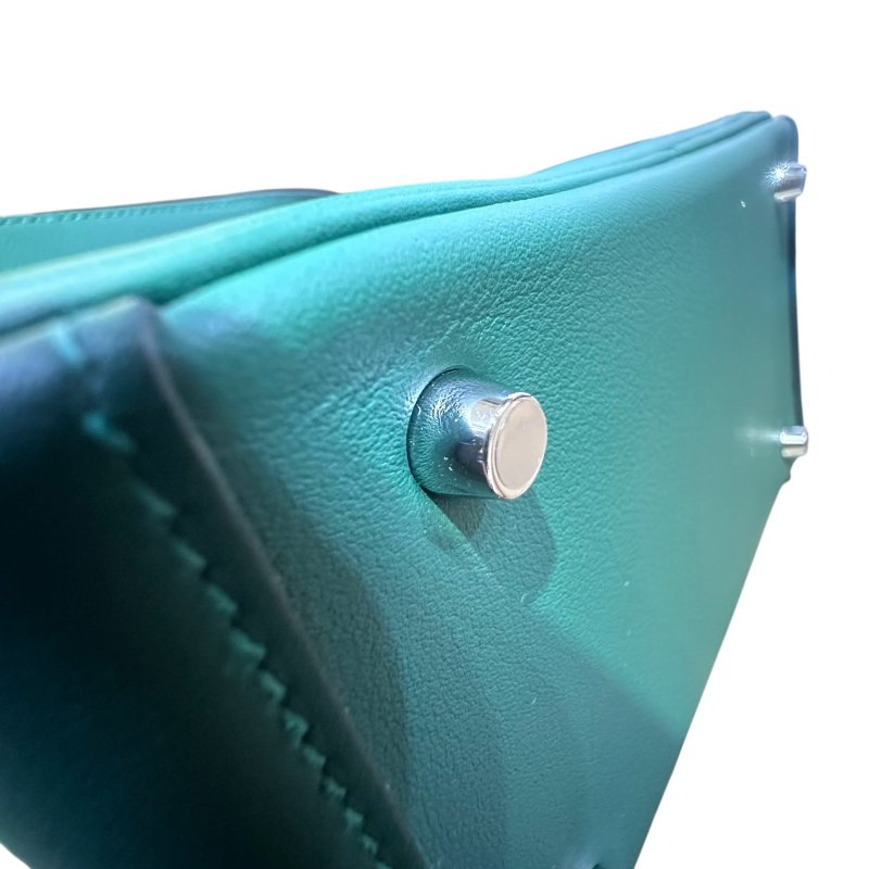 【美收精品】HERMES 綠色MINI LINDI K刻印 4-683-7