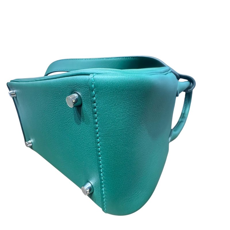 【美收精品】HERMES 綠色MINI LINDI K刻印 4-683-8