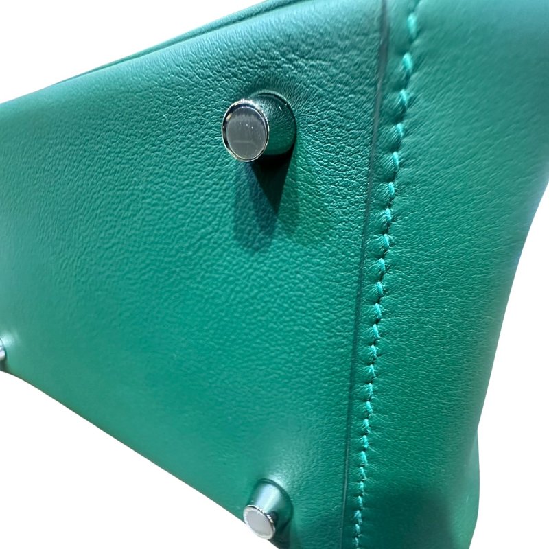 【美收精品】HERMES 綠色MINI LINDI K刻印 4-683-11