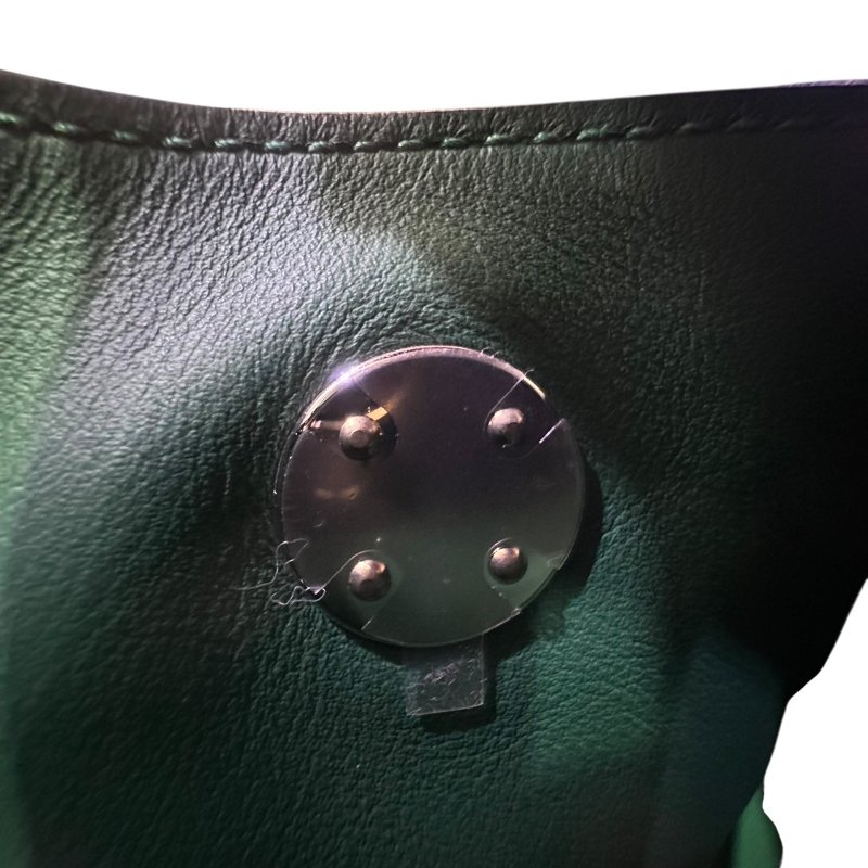 【美收精品】HERMES 綠色MINI LINDI K刻印 4-683-20