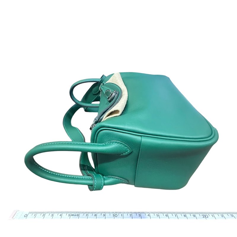【美收精品】HERMES 綠色MINI LINDI K刻印 4-683-23