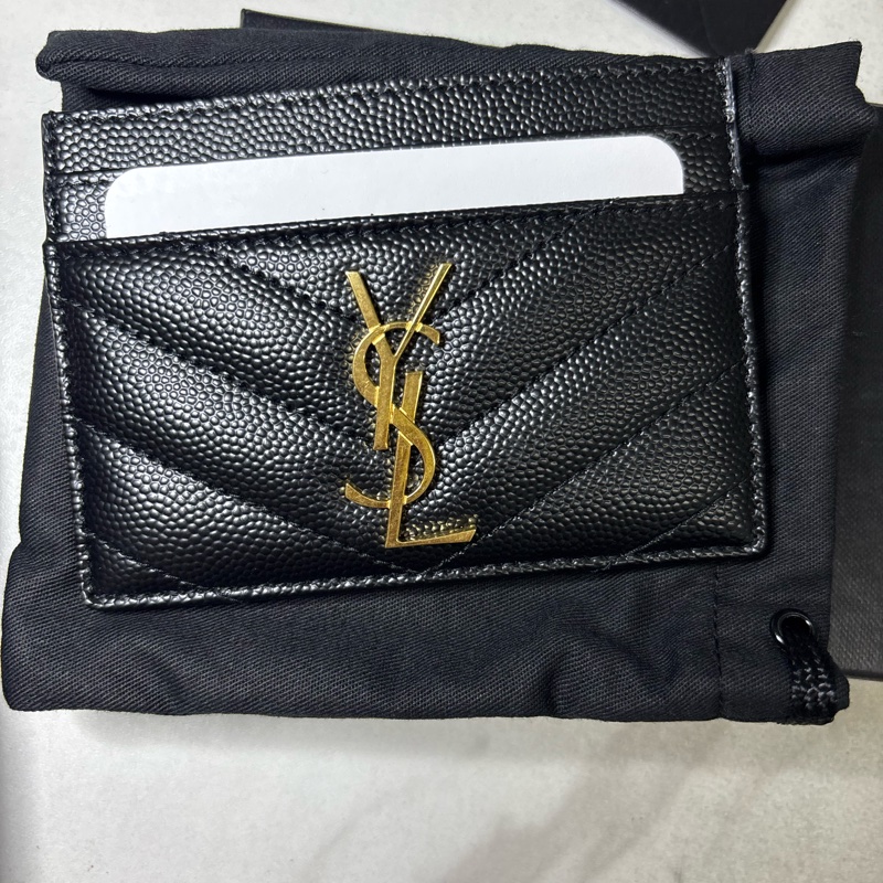 YSL黑色卡片包-5