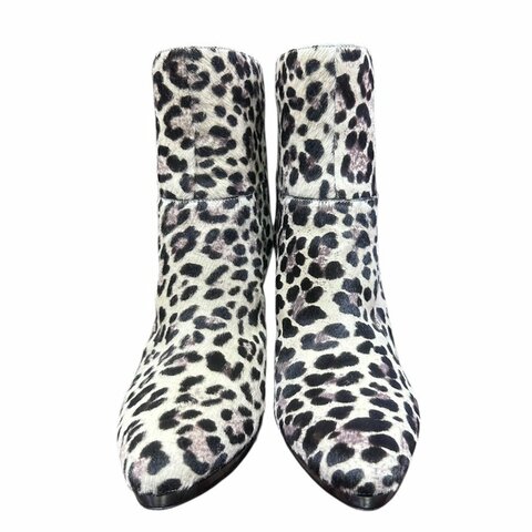 【美收精品】JIMMY CHOO茶色豹紋跟鞋 4-666