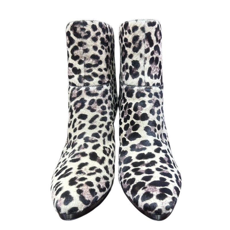 【美收精品】JIMMY CHOO茶色豹紋跟鞋 4-666-0